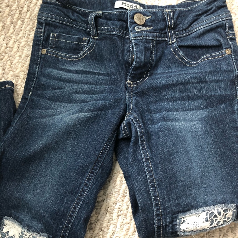 Girls Cropped Jeans